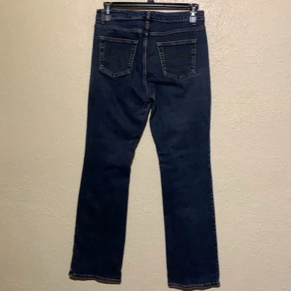 Caslon Jeans 10 Blue Stretch Straight Mid Rise 5-Pockets Cotton Spandex - Picture 9 of 16